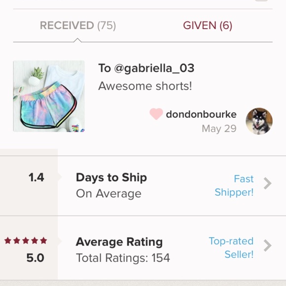 Tie dye shorts 🌈 Best Seller 💖 - Picture 4 of 5